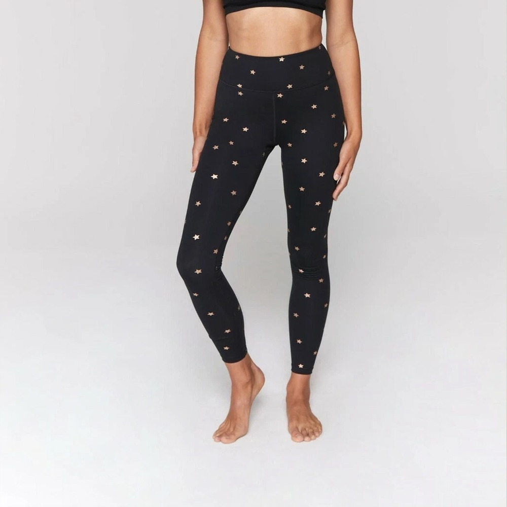 SPIRITUAL GANGSTER Essential Black High Waist Leggings Size Medium